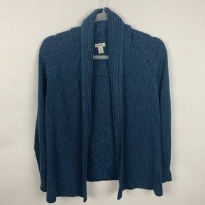 L. L. Bean Open Cardigan Women’s Blue XSP